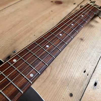 Art & Lutherie Roadhouse Faded Black Parlour Sized Electro Acoustic Guitar Pre Owned Parlor image 5