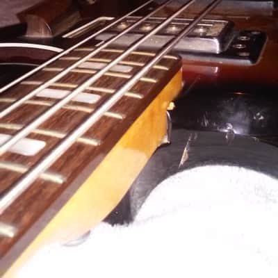 1970's Kay K-2B Bass Sunburst image 15