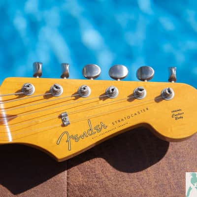 2007 Fender ST57-78TX - '57 Stratocaster Reissue - 7 lbs 9 oz's! - Crafted in Japan - Premium Alder Body & USA Texas Special PU's - Pro Set Up! w Perfect Frets/ Action/Intonation image 3