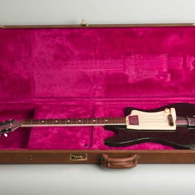Wandre  Twist Semi-Hollow Body Electric Guitar (1962), hard shell case. image 10