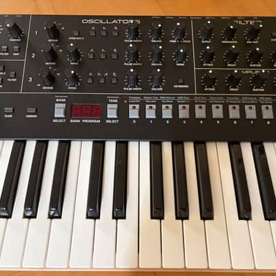 Sequential Trigon-6 49-Key 6-Voice Polyphonic Synthesizer 2022 - Present - Black with Wood Sides image 3