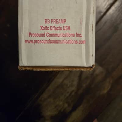 Xotic BB Preamp 2000's-Box Only, NO PEDAL/ for serious collectors only/Very Rare image 1