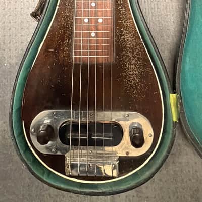 Recording King Model "D" made by Gibson 1939-1940 LAP STEEL W/ CASE PLAYER image 1