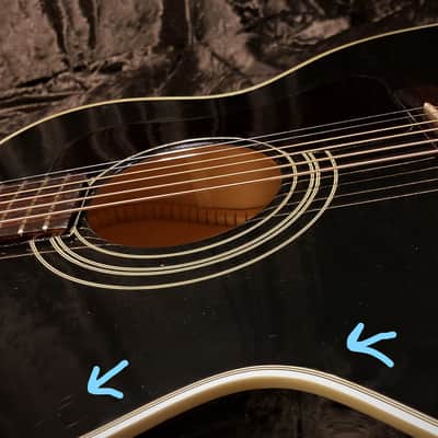 Guild JF30 Black Maple Jumbo Archback Westerly Built 1996 Guild Acoustic Electric w/ Original Case image 17