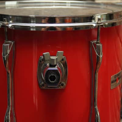 Yamaha Recording Custom 9000 - hot red 13x11 rack tom image 4