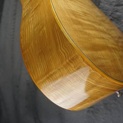 Pearl Folk Acoustic Guitar - Curly Maple - Japan Acoustic Guitar w/ Hard Case image 18
