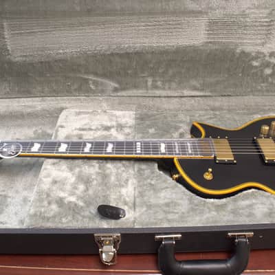ESP E-II Eclipse VB Vintage Black Guitar B Stock image 6