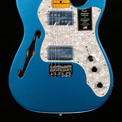 Fender American Vintage II 1972 Telecaster Thinline Lake Placid Blue (946) image 3