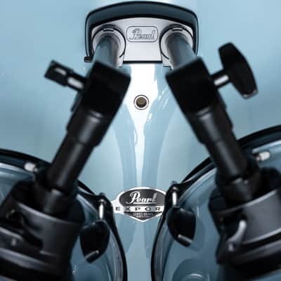 Pearl Export EXX 5-PCS Drum Set with HWP-834 and PX Cymbal Pack - Daphne Blue w/ black fittings image 8