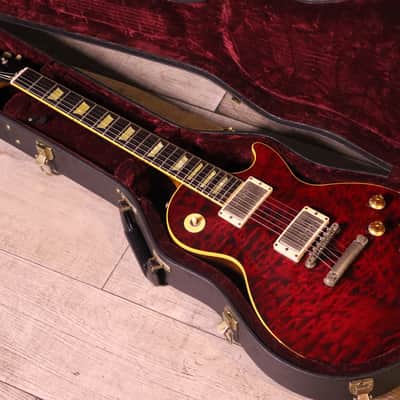 Gibson Custom shop Classic Premium plus in Cranberry Quilt 1998 image 3