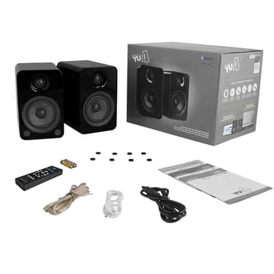 Kanto: YU4 Powered Bookshelf Speakers - Walnut (YU4WALNUT) Walnut image 6