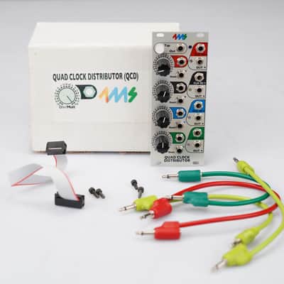 4ms Quad Clock Distributor Eurorack Module w/ Box & Tiptop Stackcables #58556 image 8