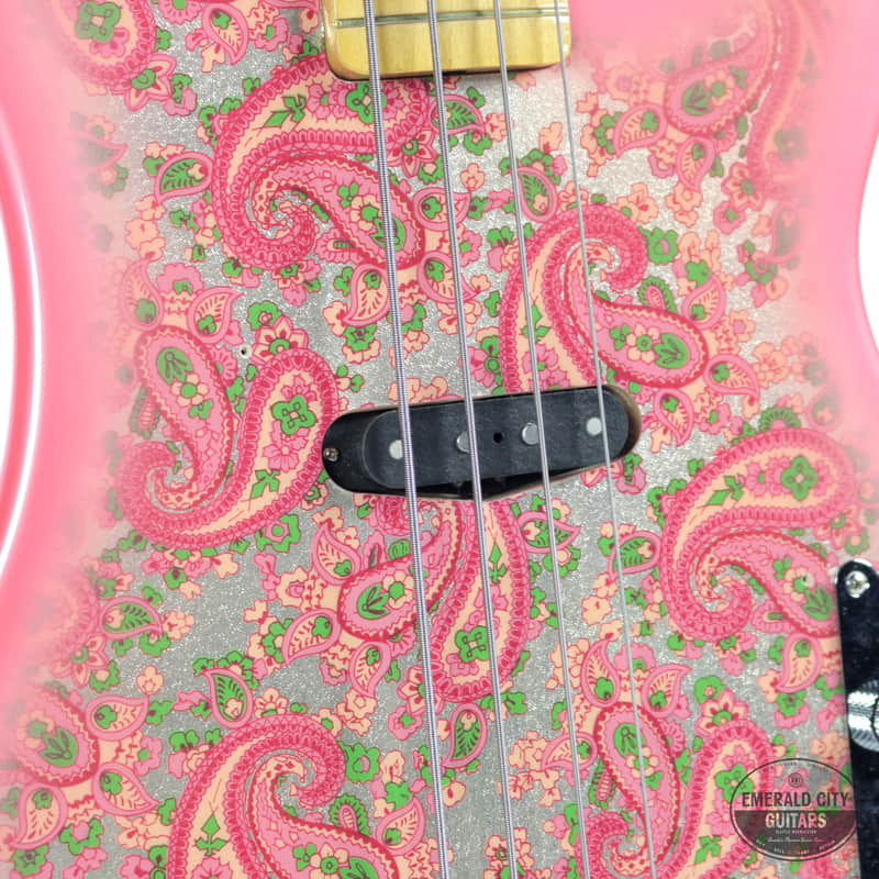 Fender Pink Paisley Precision Bass | Reverb