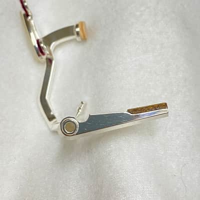Yamaha Yamaha YAS-82ZS G# Lever with Key Pearl for YAS-62S - silver plated image 3