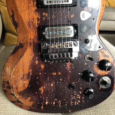 2014 Tony Iommi Black Sabbath John Diggins Relic Old Boy SG First ever made VOS! image 2
