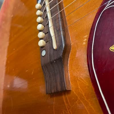 Gibson Hummingbird 1968 - Cherry Sunburst image 17