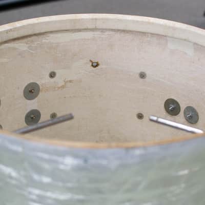 1960s Ludwig "Super Beat" White Marine Pearl Drum Kit image 17