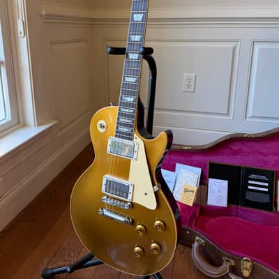 2026 Gibson Custom Shop Les Paul Standard ‘57 Reissue R7 Dark Back VOS - Gold Top image 3
