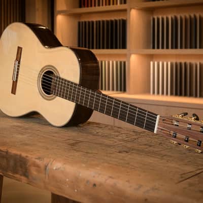 New!! Pepe Romero & Wolfgang Jellinghaus – “España” Spruce | Indian rosewood | deluxe Hardcase 2024 French Polish image 15