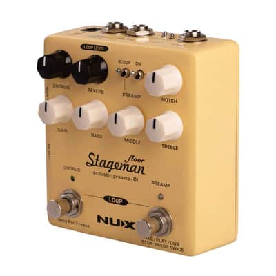 NuX NAP-5 Stageman Floor Deluxe Acoustic Preamp / DI image 3