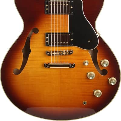 Yamaha SA2200 Semi-Hollow Electric Guitar, Ebony Fingerboard, Violin Sunburst image 1