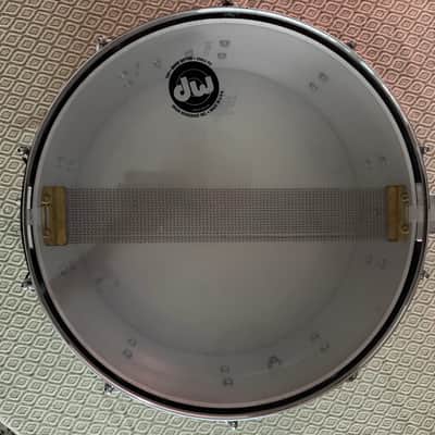 DW Collectors Series Cast 3mm Aluminum Snare 14" x 5" 2006 image 11