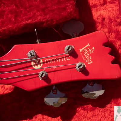Vintage 1965 Mosrite of California "The Ventures" 4 String Bass w Brazilian Rosewood FB & OHSC - Made in the USA image 14