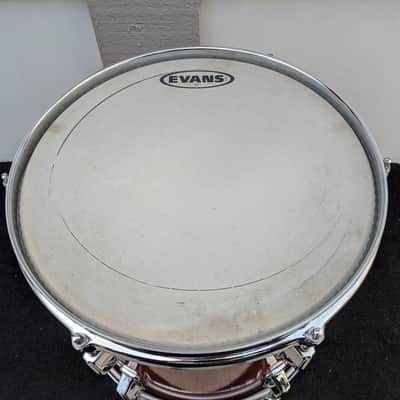 Early 1980s Pearl Made In Japan 10 x 12" Pro Maple Shell Red Lacquer Tom - Looks And Sounds Great! image 5