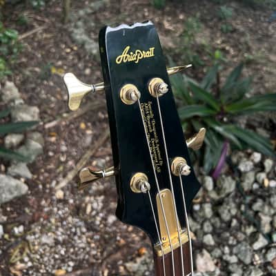 Aria Pro ll SB Black'n'gold l 1984 lefty Cliff Burton image 4