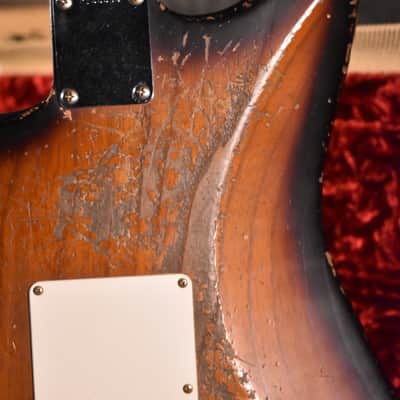 Fender Custom Shop Masterbuilt 55 heavy relic Jason Smith 2023 - Tobacco sunburst image 9