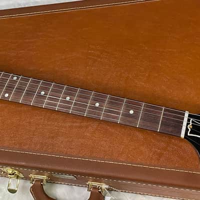 NEW! Gibson Custom 1958 Mahogany Flying V Reissue Electric Guitar - Antique Natural, VOS - WOW - Authorized Dealer - 7.75lbs! - G07550 image 4