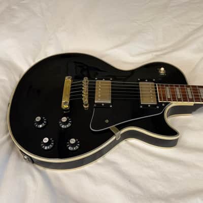Vintage 2005 Epiphone (Gibson) Les Paul Custom - Ebony (Black Beauty) - Made in Korea (MIK) - Free Pro Setup image 2