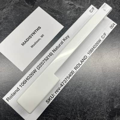 ORIGINAL Roland Replacement Weighted C/F Key (106H026W) for D-50, JX-8P, JX-10, Juno-2, etc (SK-361 keybeds)