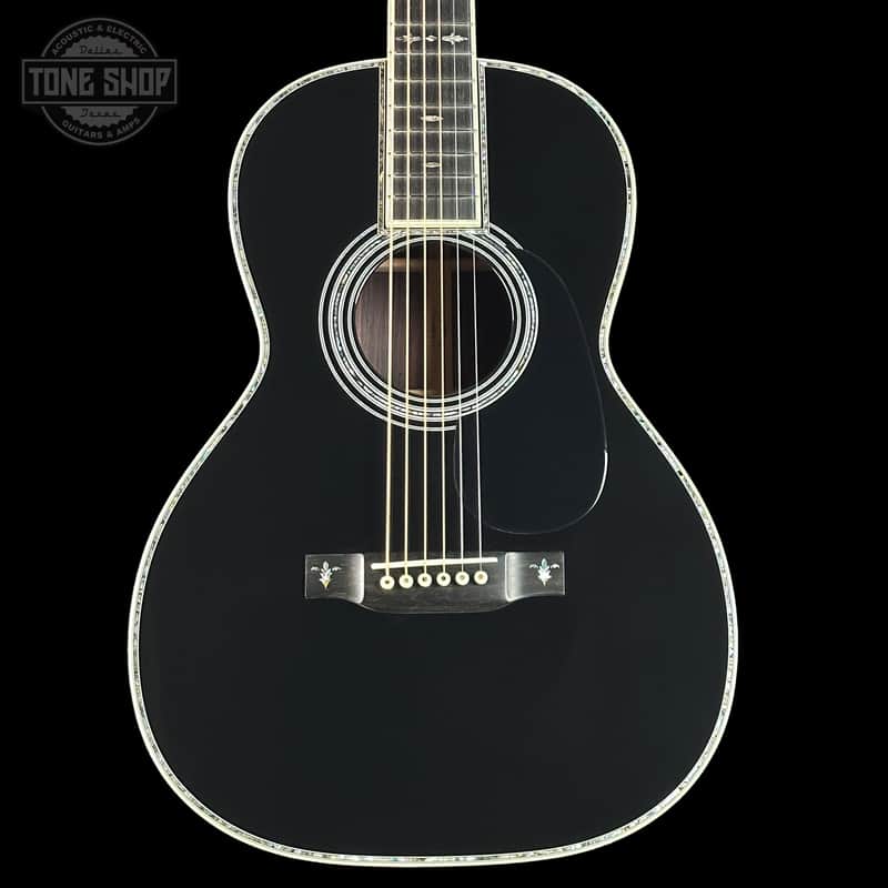 Martin Custom Shop 00-42 Torch Motif Black Sitka/EIR w/Case image 1
