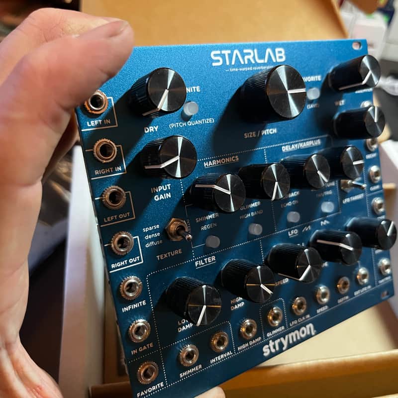 2021 Strymon StarLab Time-Warped Reverberator Blue