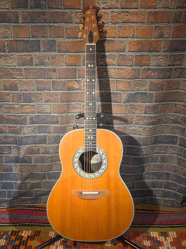 Vintage 1970s Ovation 1617 Legend Natural With Original Case - Very Good
