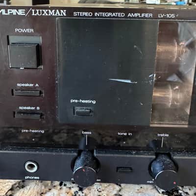 Luxman LV105 Hybrid (tube preamp, transistor final stage) Integrated amp image 2