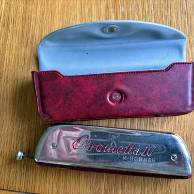 Vintage Hohner Chrometta 10 Chromatic Harmonica in C image 2