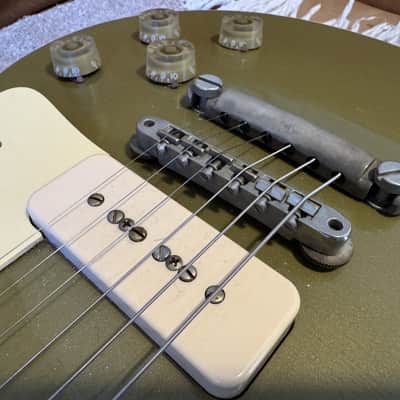 Limited Edition 1 of 70! 2025 NAMM Show Gibson Custom Shop 70th Anniversary 1955 Les Paul Reissue r5 - Murphy Lab Light Aged Nugget Gold image 9