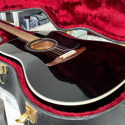 Fender Catalina Acoustic Guitar Black with Hard Case image 9