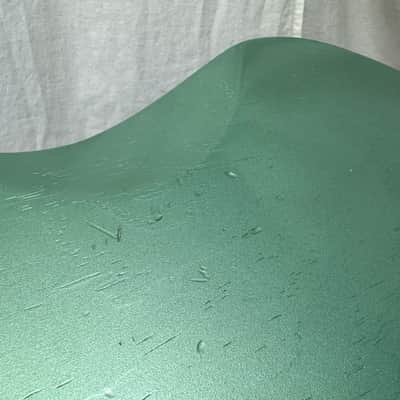 Maghini Guitars Skylark Baritone Guitar with COA + Gator Case 2023 - Lightly Aged Jade Metallic image 21