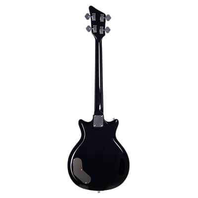 Airline Guitars Pocket Bass - Black - Vintage Reissue electric bass guitar - NEW! image 5