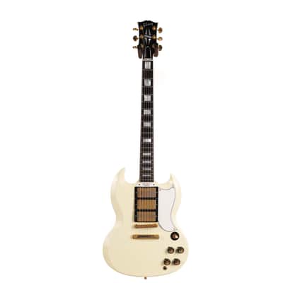 Gibson Custom Shop 1961 SG Custom Stopbar VOS Classic White 2021 image 3