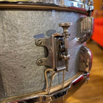 Leedy Combo Kit with Conga Tom in Antique Silver 1948 image 6