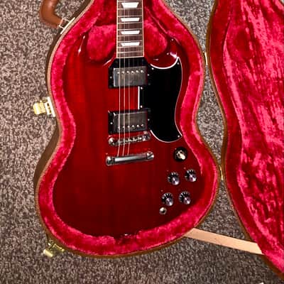 2022 Gibson SG Standard '61 with   Stoptail - Vintage Cherry electric guitar made in the usa ohsc image 19