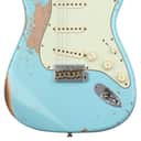 Fender Custom Shop Limited-edition 1964 L-series Stratocaster Heavy Relic Electric Guitar - Aged Daphne Blue