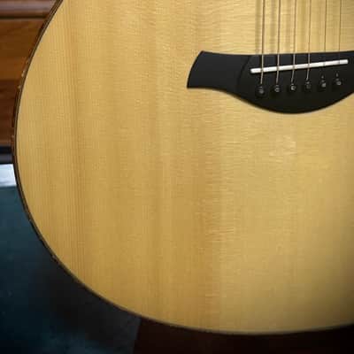 2007 R. Taylor Style 1 Swiss Alpine Spruce/ Beautiful Straight Grain Cocobolo/ Flame Koa Binding image 8
