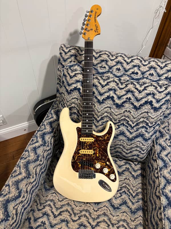 1983 Squier ST-72 JV Stratocaster Olympic White image 1