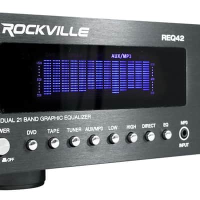 Rockville REQ42-B 2 x 21 Band Home Theater Equalizer image 2