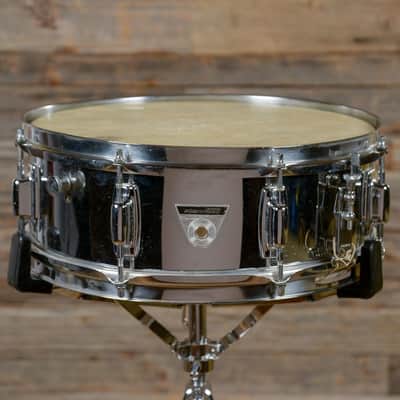 Ludwig S-101 Standard 5x14" Chrome over Aluminum Snare 1970s